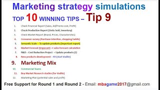 Markstrat guide - Tip 9 - Top 10 Winning Tips to win Markstrat top results