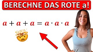 🚀🚀🚀 SCHAFFST DU ES DIESE GLEICHUNG ZU LÖSEN? | Berechne das rote a!