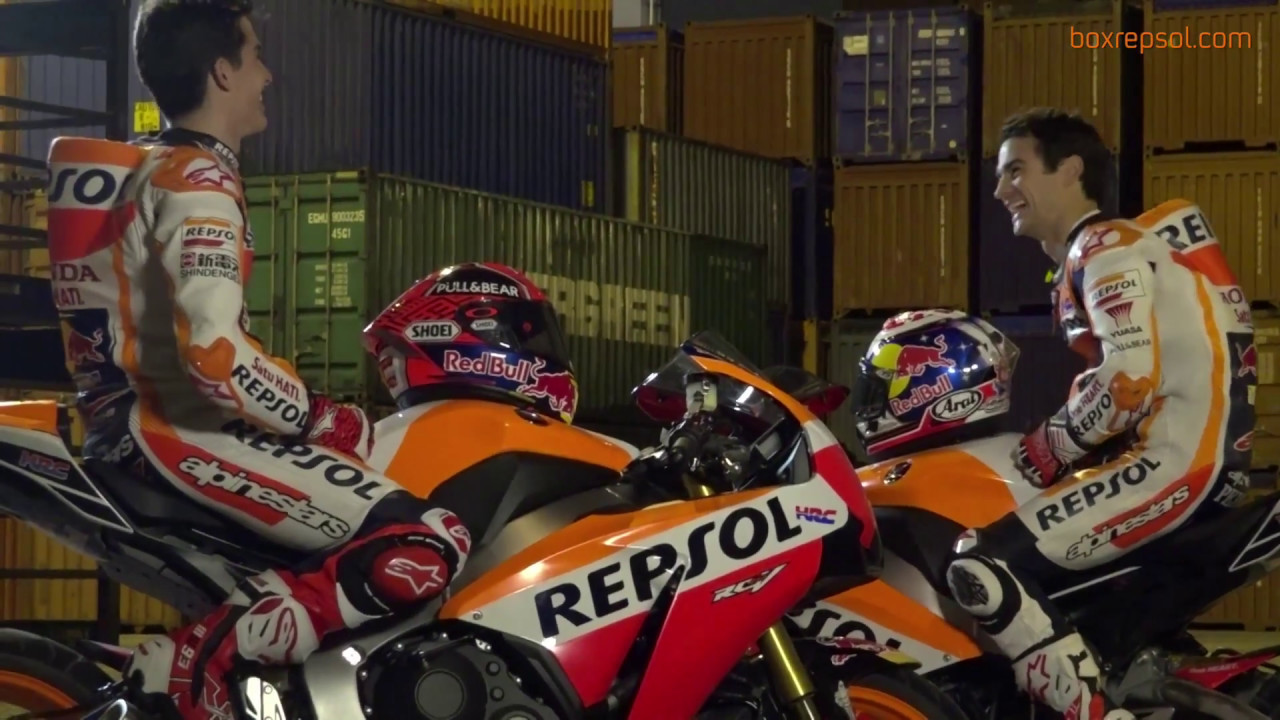 The Repsol Team riders, actors for a day - YouTube