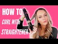 HOW TO CURL HAIR WITH A STRAIGHTENER  - USING THE DYSON CORRALE