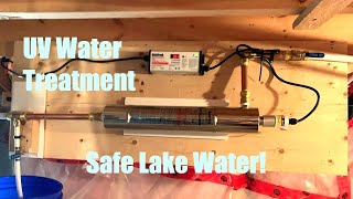 Rainfresh R830 UV at the cottage! Safe drinking water from the lake