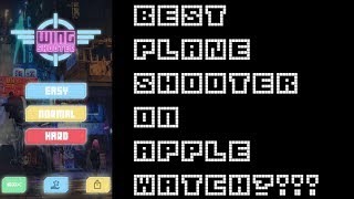 Wing shooter - A top down shooting game for Apple Watch with real lightning screenshot 2