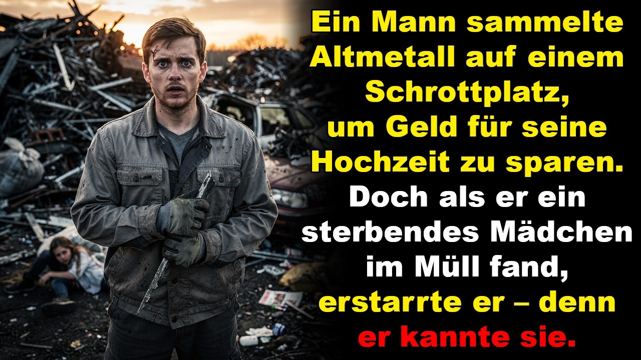 Er wollte nur Schrott sammeln – doch unter dem Müll fand er sie… halb tot im Abendkleid.