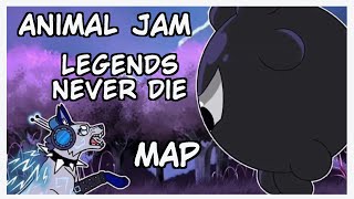 Animal Jam Legends Never Die COMPLETE MAP