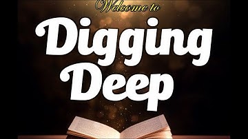 Digging Deep/ Holy Communion Service 04/01/2022