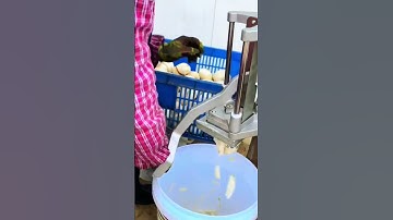 Alat cerdas sederhana untuk memotong ubi dengan cepat dan mudah #shorts