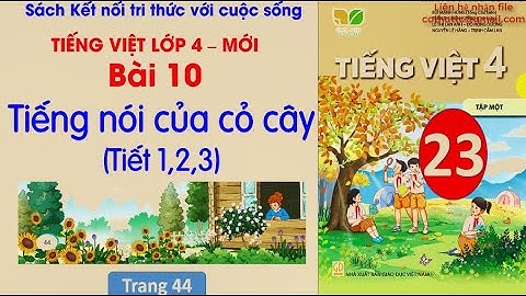 Bài 10 Tiếng nói của cỏ cây | Tiết 1, 2, 3 | Tiếng Việt lớp 4 mới | Cô Thu ttc