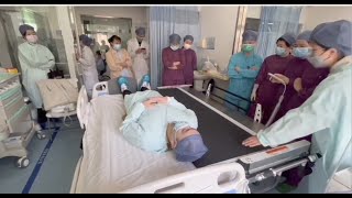Techniques of transferring a Patient from bed to the Stretcher or to the bed
