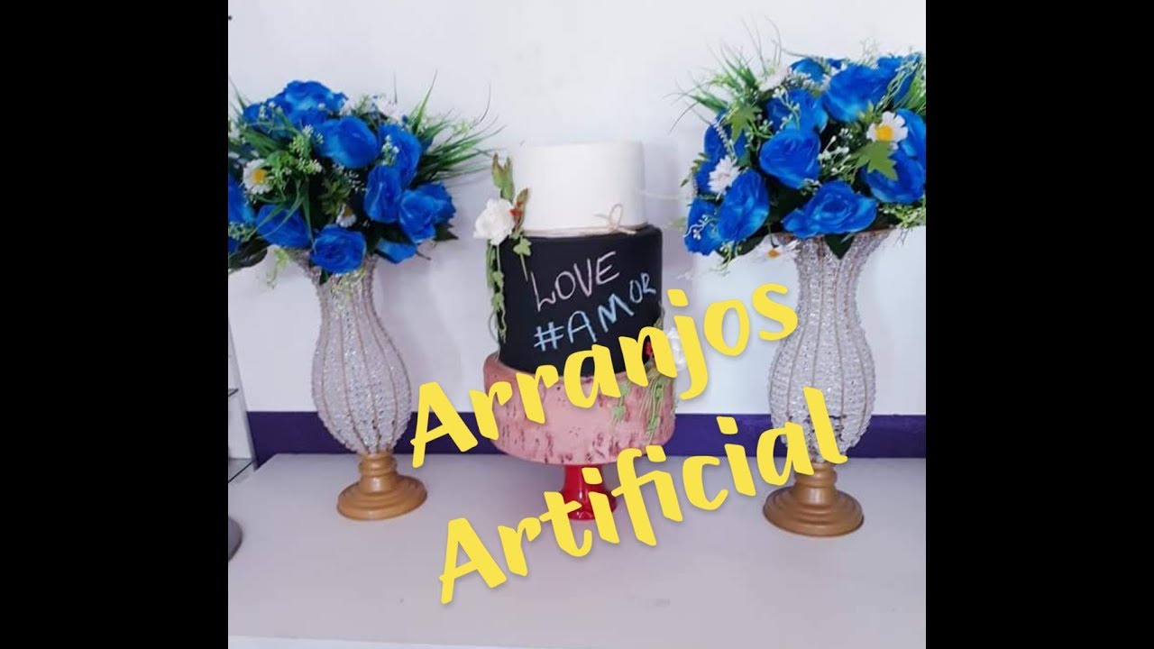 ARRANJOS DE FLORES ARTIFICIAL  PASSO A PASSO.