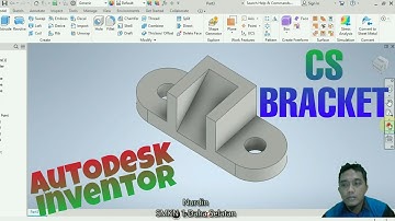 Part 1 - Tutorial  Inventor 2020 # Menggambar CS Bracket