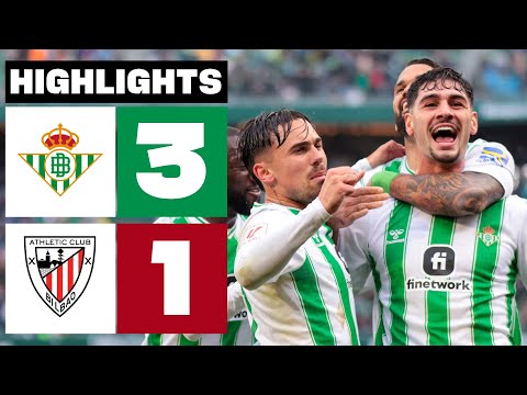 REAL BETIS 3 - 1 ATHLETIC CLUB | RESUMEN LALIGA EA SPORTS