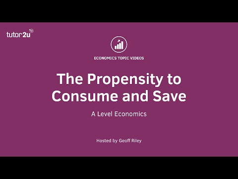 Propensity to Consume and Save I A Level and IB Economics