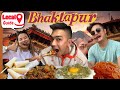 Bhaktapur food hunt with mrfoodienepal  foodventures ep 7  ft ama ko bara  local stick foods