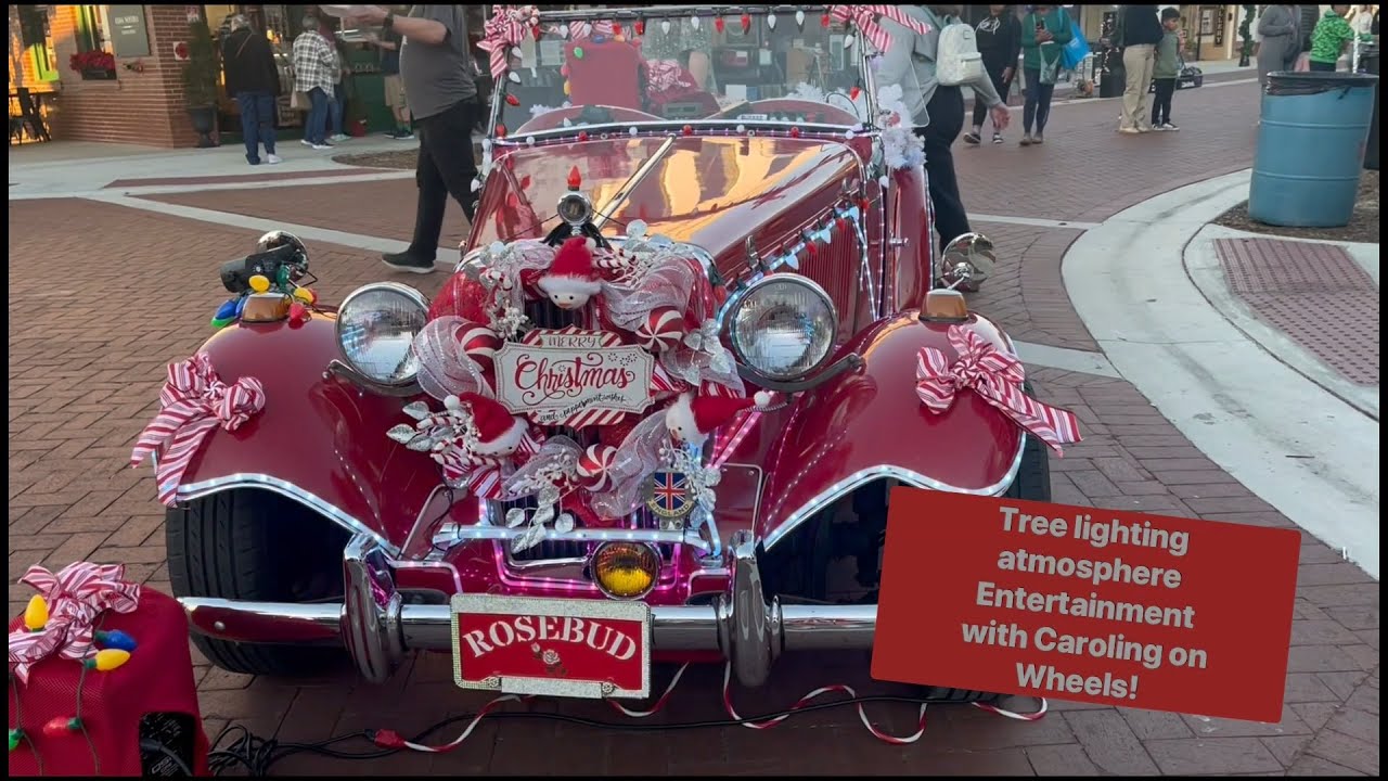 Community Tree Lighting Events - Caroling on Wheels - YouTube
