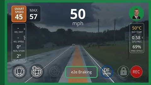 OpenPilot 7.7 | Afternoon rain shower...