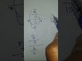 fraction trick #shorts #short #viral #trending #maths #youtubeshorts #education #fraction