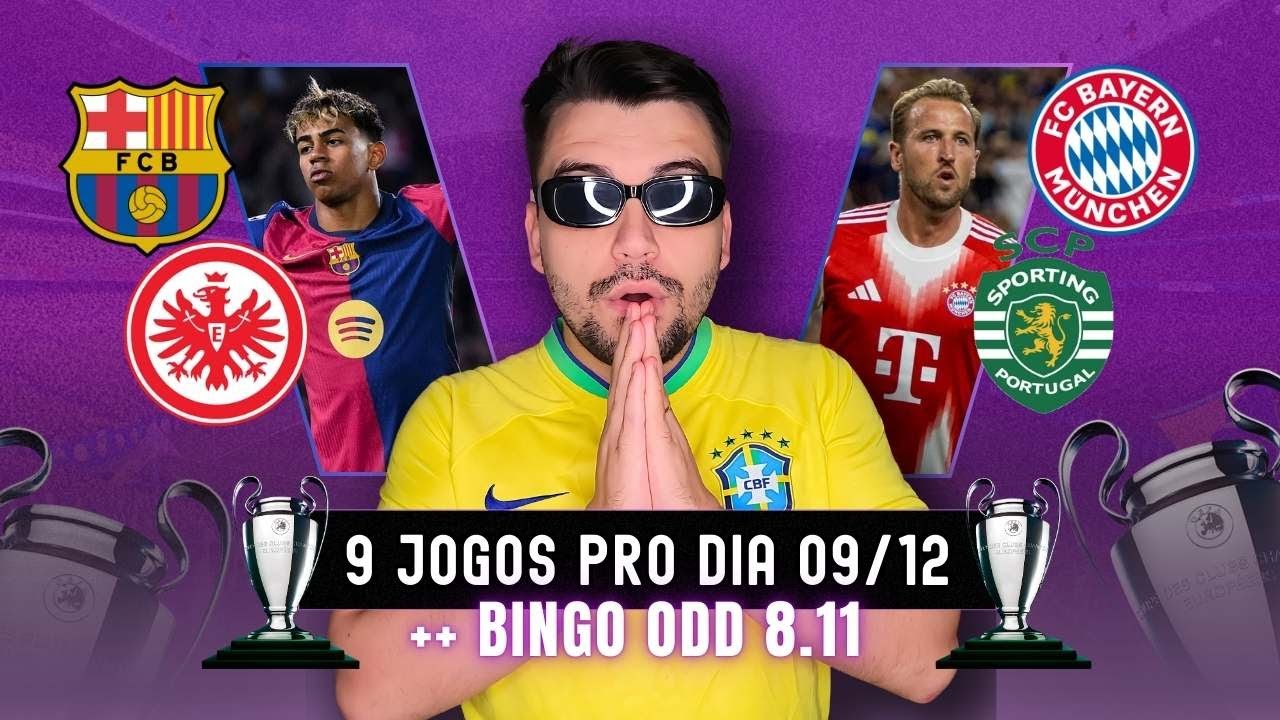 PALPITES E APOSTAS DE FUTEBOL PARA HOJE 09 12 2025 + BILHETE PRONTO (TERÇA-FEIRA)