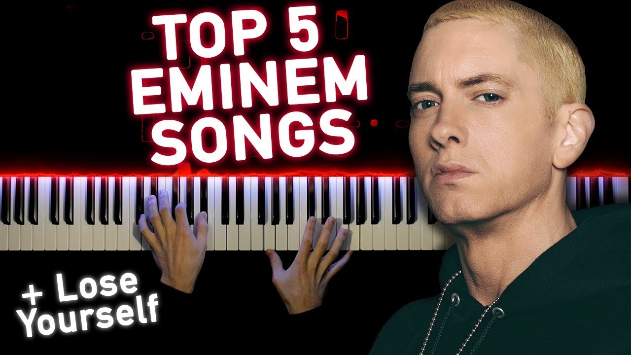 5 EMINEM SONGS ON PIANO - YouTube