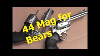 44 Magnum for Bear Protection, What I Use
