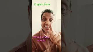could, would, should #shortvideo #englishshortvideo #englishlearningclass #englishzone