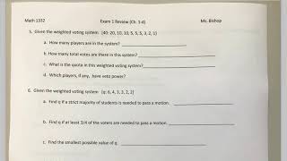 Exam 1 Review - Page 3 Solutions  Math 1332