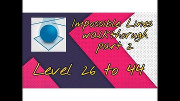 Impossible Lines Walkthrough part 2-Level 26 to 44