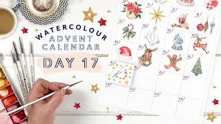 Watercolour Advent Calendar Day 17