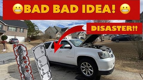 ABSOLUTE FAIL! DOD delete plate causes mayhem on my 2007 Suburban!
