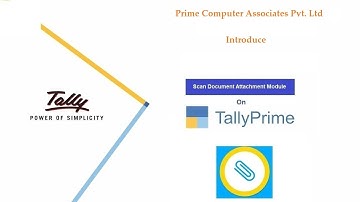 Scan Document Attachment Module On Tally Prime
