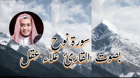 سورة نوح تلاوة عذبة  القارئ علاء عقل@ahmadamer23