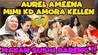 AUREL AMEENA MIMI KD MUKBANG SUSHI!! KALAP SEMUA DIMAKAN!! image