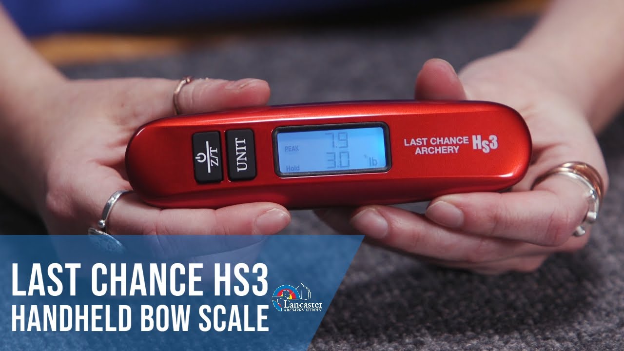 Last Chance HS3 Handheld Bow Scale – Lancaster Archery Supply