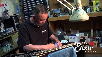 How to Restring an Electric Guitar with a Bigsby Style Bridge with John Carruthers | ELIXIR Strings