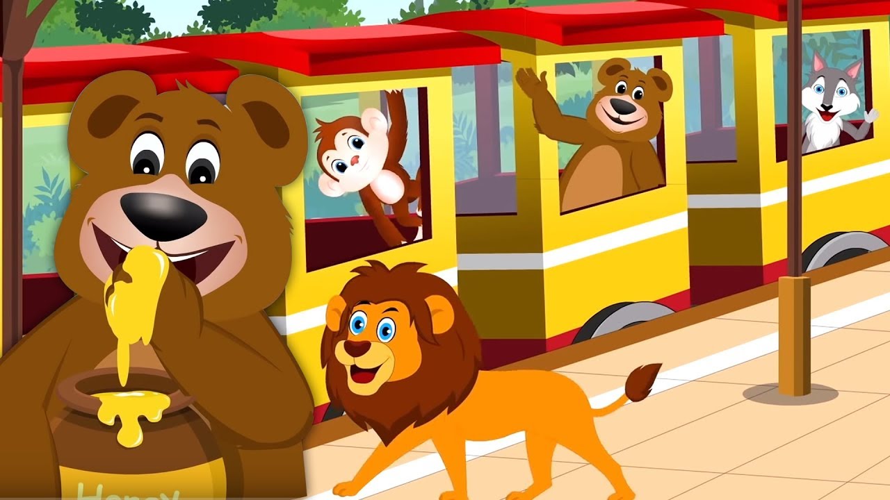 Wild Animal Express  Kids Learning  Nursery Rhymes Songs for Kids