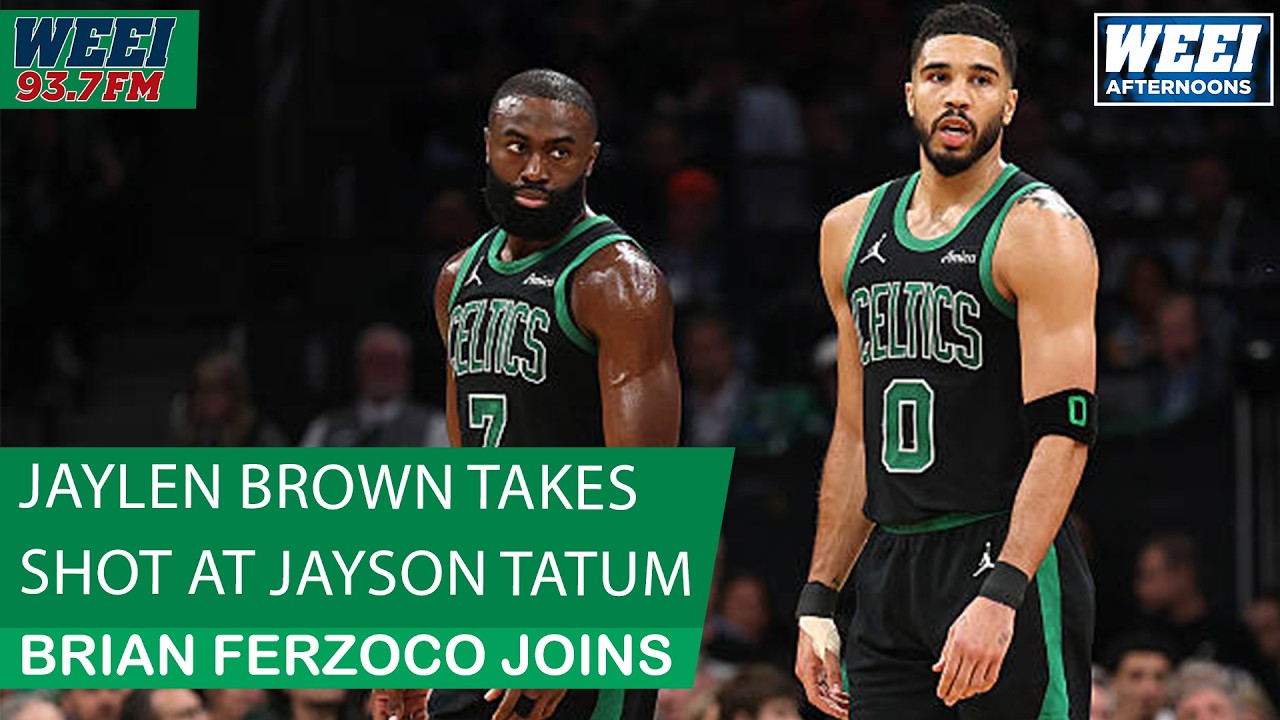 Jaylen Brown takes a MASSIVE shot at Jayson Tatum on social media | WEEI Afternoons