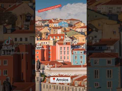 Видео: Lisbon from the Elevator Santa Justa #timelapse #lisbon #portugal #lisboa #travel #aerial #rooftop