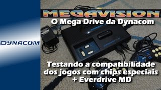 MEGAVISION: O Mega Drive da Dynacom (testando games + Everdrive MD)