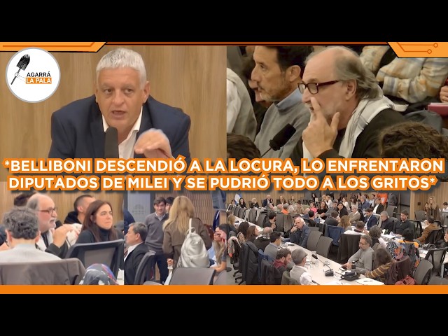 BELLIBONI DESCENDIÓ A LA LOCURA, LO ENFRENTARON DIPUTADOS DE MILEI Y SE PUDRIÓ TODO A LOS GRITOS