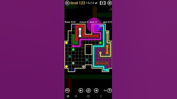 How To Solve Flow Free Inkblot Pack Level 123 14x14 Board Walk Through Solution Walkthrough