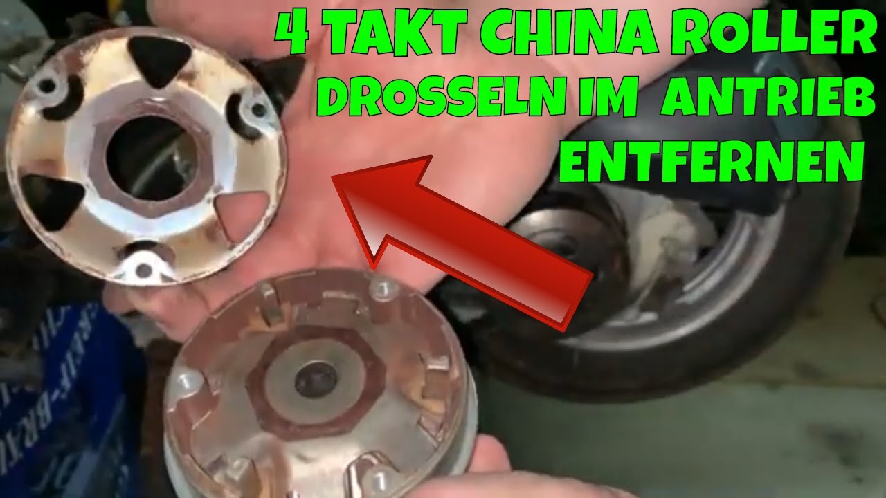 [TUTORIAL] alle 4 Takt China Roller Drosseln im Antrieb / Rex 450 Baotian Benzhou Jackfox