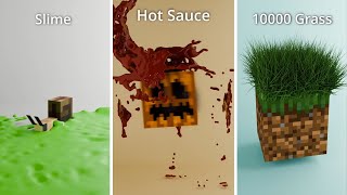 Minecraft Insane 3D Physics Simulation Compilation
