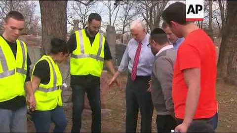 Pence Condemns Vandalism at Jewish Cemetery