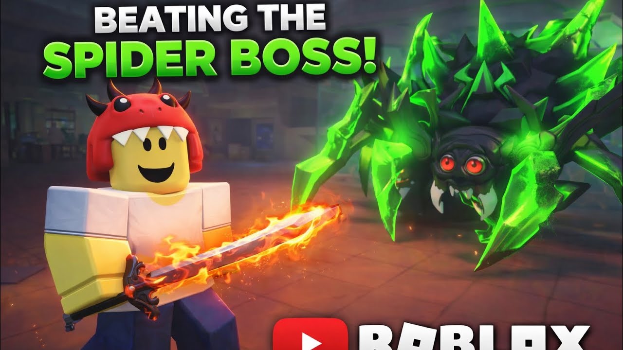 Green Spider Boss is INSANE... (Roblox Dungeon Hunter)