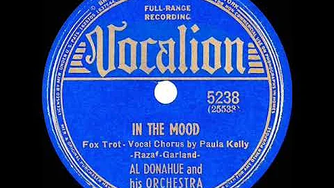 1939 Al Donahue - In The Mood (Paula Kelly, vocal)
