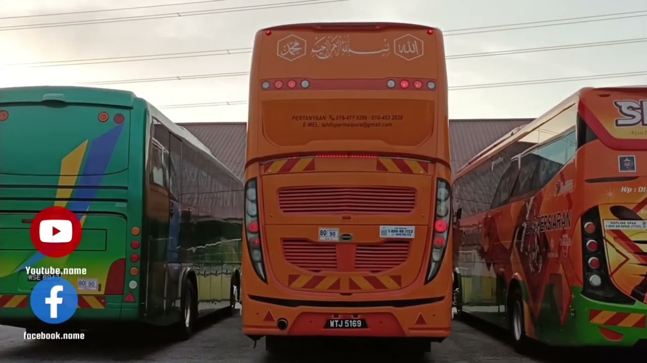 BAS SEKOLAH DUA TINGKAT | SCANIA | SKSBUS | EX PLUSLINER EXTREME