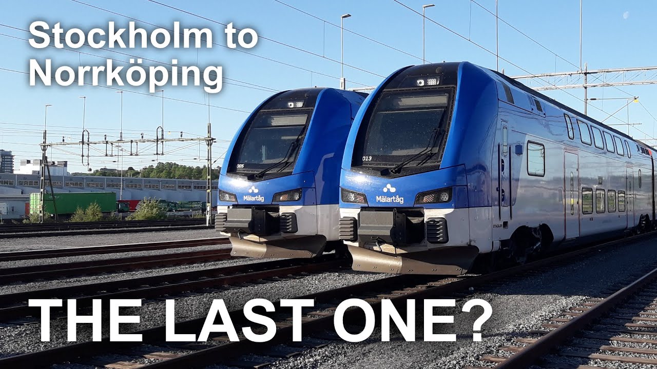 TRAIN DRIVER'S VIEW: The last one on Nyköpingsbanan? (Stockholm-Norrköping)