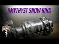 Making A Amethyst Snow Ring