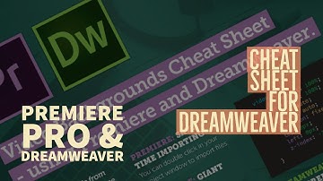 15/15 | Cheat Sheet for Dreamweaver + Premiere Pro making video background websites