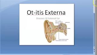 ENT EAR Otitis Externa Malignant Otomycosis External Ear Infection pseudomonas Classification Type