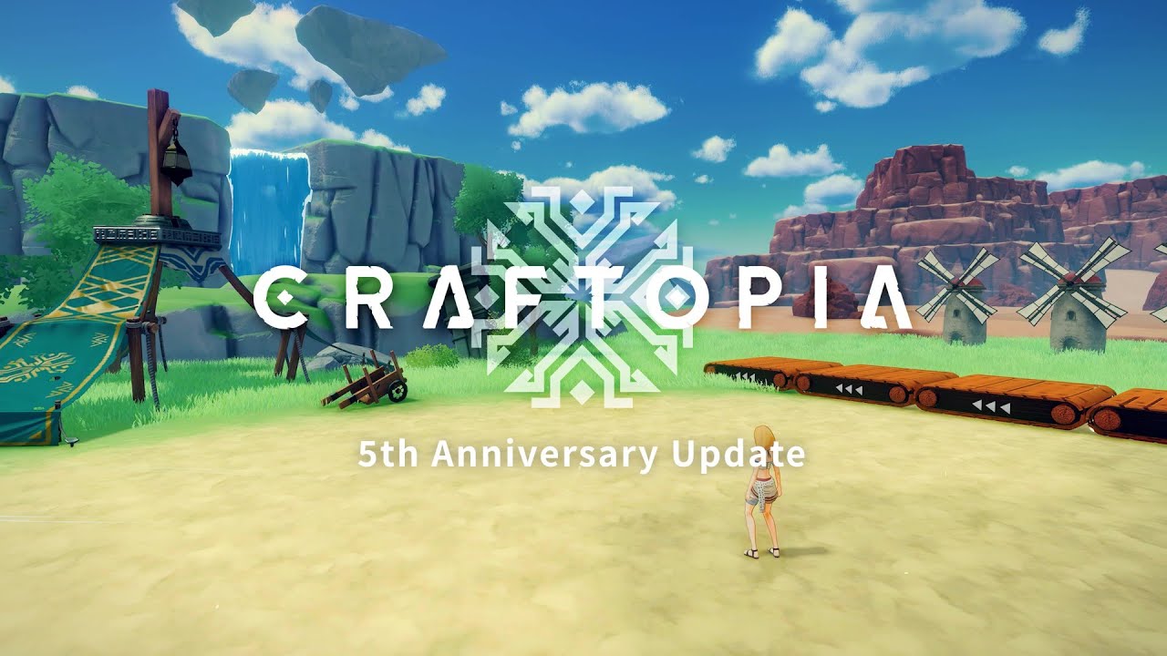 クラフトピア」，5周年記念アップデートを実施。島の地形を